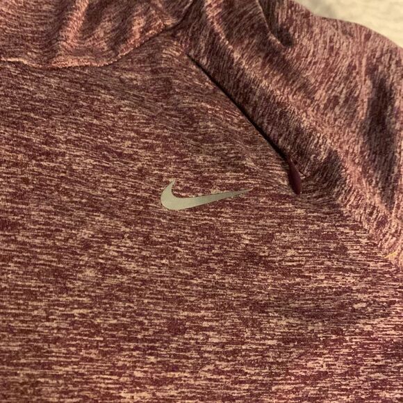 NIKE, Dri-Fit, Running, hoodie, medium, polyester/spandex, maroon, like new - Picture 2 of 11